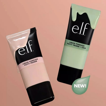 ELF Silky Liquid Primer Ice Cream Primer Pore-Blurring Base Cream Power Grip Dual-use Blush for Lips and Cheeks Liquid Blush