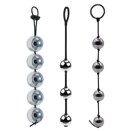 Metal Anal Beads Butt Plug Silicone Rope Ben Wa Geisha Balls Weighted Vaginal Kegel Exerciser Erotic Sex Toys for Woman
