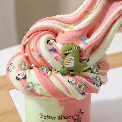 Creative Cultivation Butter Fluffy Slime Kit Hands-on Ability Safe Crystal Slime Tortoise Dinosaur Slime Crystal Puree Gift