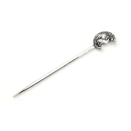 Viking Retro Moon Flying Dragon Hair Stick Hairpin Trendy Fashion Hair Accessories Scandinavian Norwegian Style Accessories Party Accessories Valentine's Day Mother's Day Birthday Gift