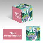 24pcsPurple Dinosaur