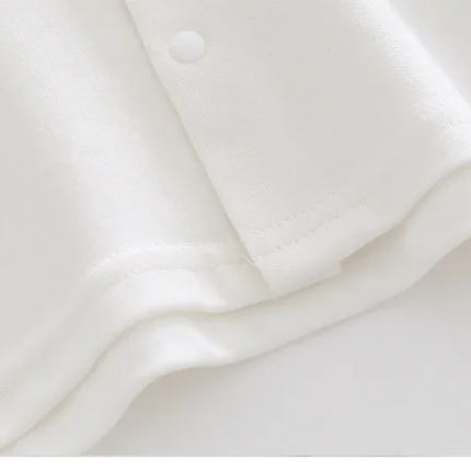 Baby Lapel Long Sleeve T-shirt New Pure Cotton Base Layer Top For Infants Toddlers