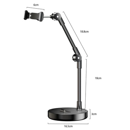 Phone Holder Portable Folding Multi-Angle Adjustable Stand for Cell Phone Height Adjustable Phone Bracket for Live Broadcast
