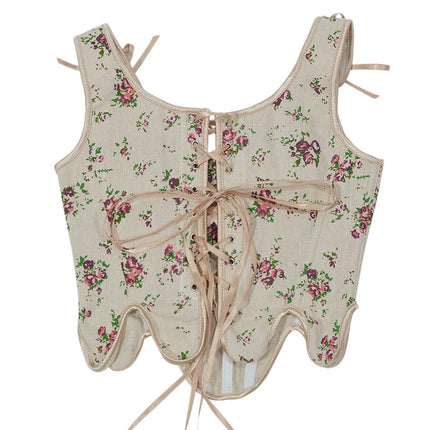Fashion Lolita Shirt Women Corset Top Camis y2k Body Shaper Woman Clothing Blouses Sexy Waist Trainer Bustiers Ladies Underbust