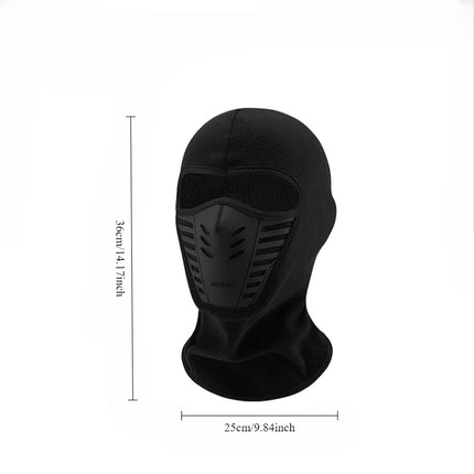 Winter Outdoor Cycling Full Face Mask Windproof Dustproof Keep Warm Face Cover Ski Head Cover Motorcycle Riding Balaclava Cap