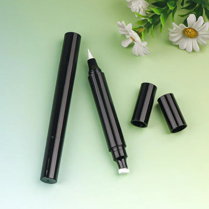 10/30/50pcs Empty Double-headed Triangle Stamp Eyeliner/ Four-forkhead Beard Stroke Pen/Eyebrow Pen Empty Tube Makeup Packing