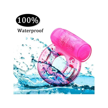 Best Sales Butterfly Vibrating Cock Ring for Men Soft Silicone Penis Ring with Clitoral Stimulator Couples Adult Sex Toy