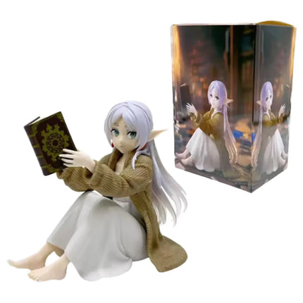 12CM Frieren Anime Figure - Cute Night-Suit Action Figure Figurine Model Doll Toy for Desktop Collection beyond Journey's End