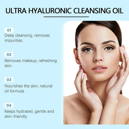 Makeup Removal Oil Dissolve Removes Facial Cosmetic Deep Clean Impurity Grease Moisturizing Brightening Hydrating Cleansing Oil