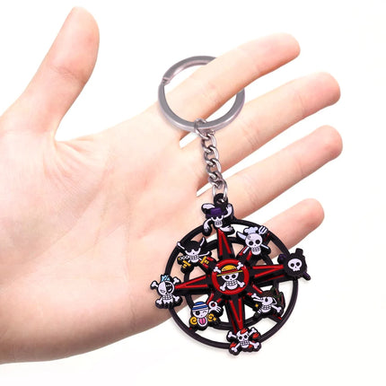 Cute Cartoon Skeleton Spinning Keychain