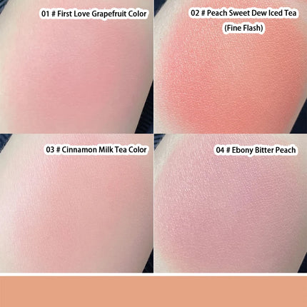 Kakashow Youthful Gradient Blush - Natural Nude Shade,  Easy-to-Blend Formula with Long-lasting Matte Finish,