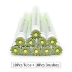 10pcs tube and brush