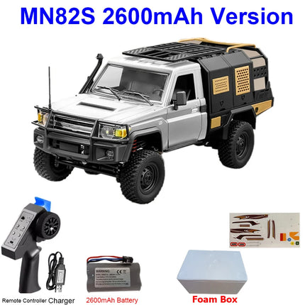MN82 MN82PRO MN82S MN82T RC Car 1/12 4WD 2.4G Remote Control Car Climbing Off-road RC Crawler LED Light Truck RC Toys As Gift