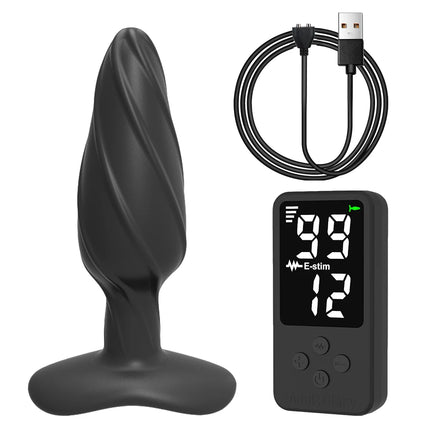 Digital Display Control 99 Gear Electric Shock Anal Plug For Women Vibrators 12Modes Men Masturbator Vaginal Butt Plugs Sex Toys