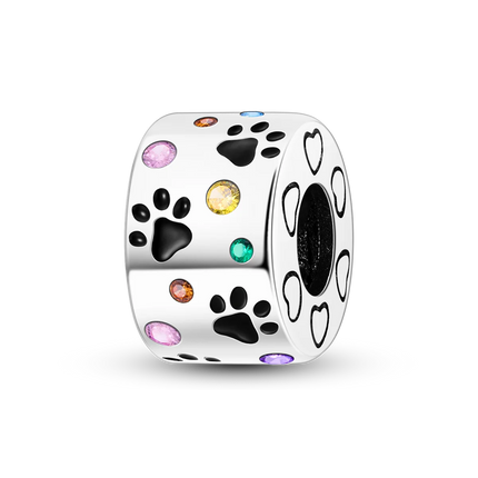 Charms 925 Sterling Silver Cute Cat Collection Charms Beads Paw Print Pendant Beads Fit Original DIY Bracelet Gift Women Jewelry