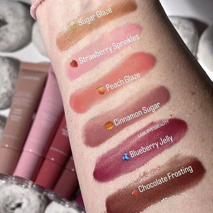 Laneige Donut Strawberry Sugar Lip Gloss Lip Plumping Gloss Lip Oil Moisturizing Balm Exfoliating Care Shimmer High Shine Balm