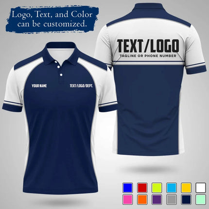 Personalized Team Polo Shirt Customizable diy Name Logo men women short sleeve new design Jersey summer daily sports Uniforms