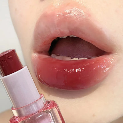 HERORANGE Sparkling Mirror Water Light Lipstick Clear, Natural, Whitening, Moisturizing and Durable Suitable for Beginners