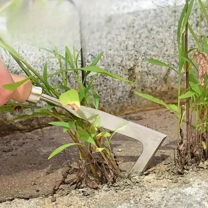 L-shaped Garden Weeding Tool Weeding Puller Manual Crack Weeder Weed Extractor Removal Agricultural Bonsai Supplies Hand Tool