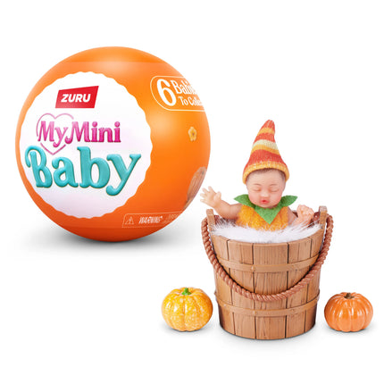 New Autumn Limited Edition Zuru Mini Brands My Mini Baby Pumpkin Patch Mystery Capsule Collection Doll Blind Box Toy