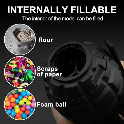 Tactical Plastic Hand Grenades Toy Dummy Simulation Grenade Model for Outdoor Airsoft Paintball Role Play Prop CS Battle Game