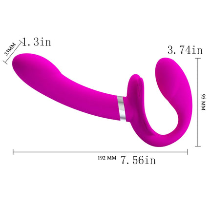 Strapless Strap on Dildo Vibrators for Women G Spot Double-heads Penis Lesbian Erotic Toys for Adult Sex Toys for Couples 18