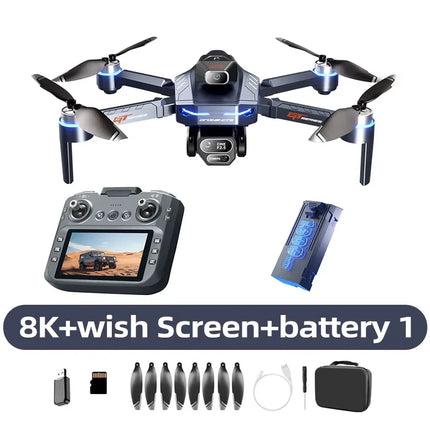 Lenovo GT8 GPS Foldable Drone 8K Dual Camera 5G WIFI FPV Brushless Optical Flow Obstacle Avoidance RC Aerial Quadcopter