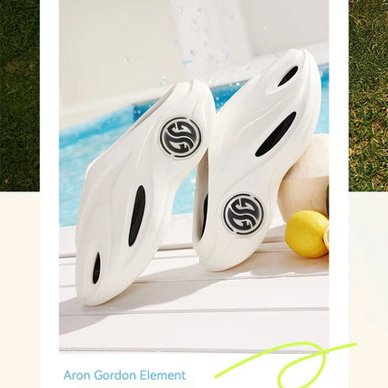 361 Degrees AG Aaron Gordon Whale 2 Men‘s Trendy Slippers Technology Soft Elastic Comfortable Thick Bottom Slippers 672421103