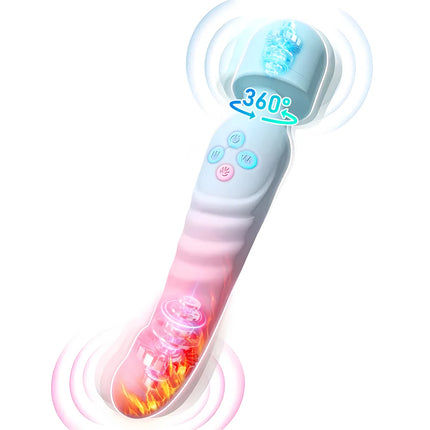 3 IN 1 Mode Dildos Vibrator AV Sex Machine Magic Wand Clitoris G Spot Stimulator Female Vagina Massager Woman Adults Sex Toy 18+