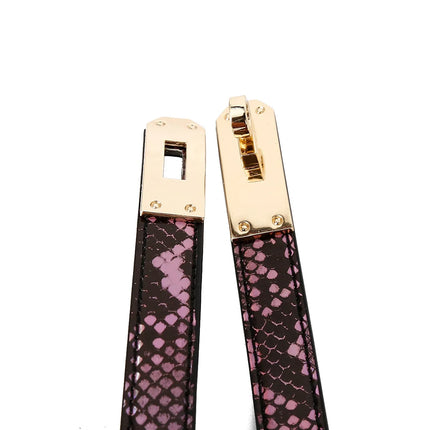 New 2 in 1 Sexy Snakeskin Leather Collars With Lock BDSM Bondage Fetishs Collar Adult Game Sex Accessories For Woman Jeux Sexuel