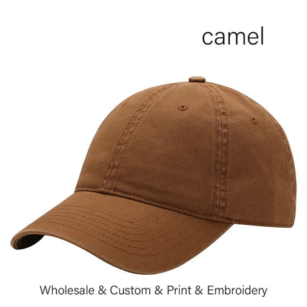 SLECKTON Custom Baseball Cap Fashion Letter Embroidery Sun Hats for Women and Men Cotton Design LOGO Wholesale Unisex Caps
