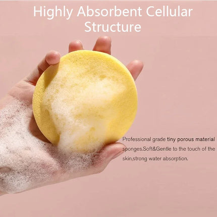 Compressed Round Facial Cleansing Sponges Cleaning Brushes Cleanse Tools Makeup Remover Wipes Finger Wholesale Free Shipping