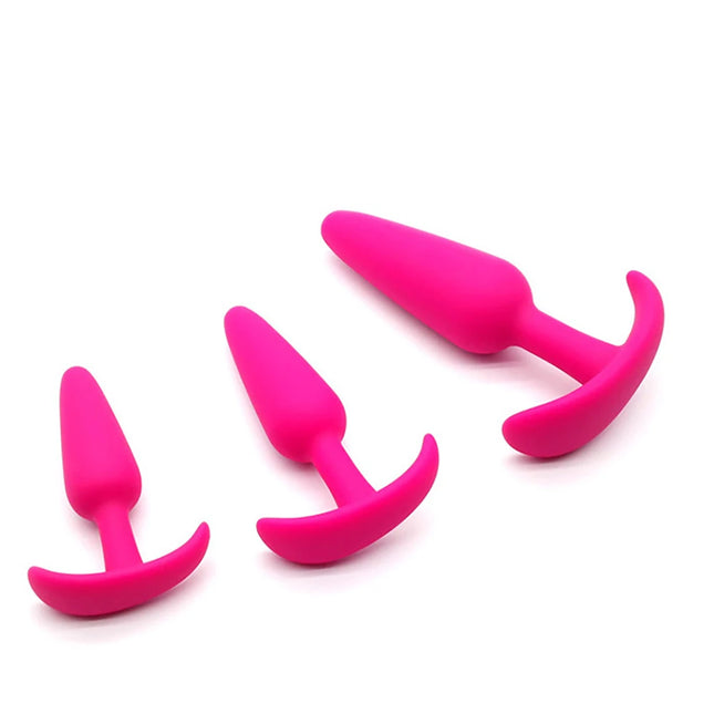 Silicone Dildo Anal Plugs Butt Plug Stopper Dilator Prostate Massager Vaginal Stimulator Adult Sex Toys for Men/Women Trainer