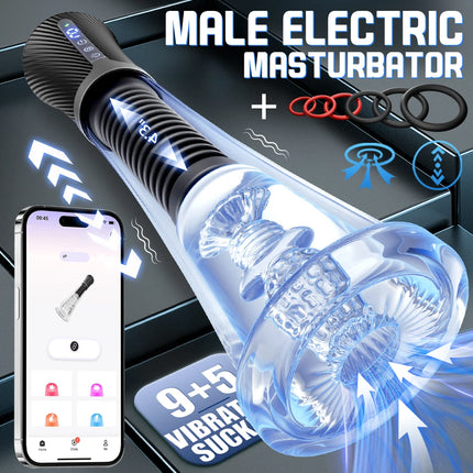 3IN1 Male Masturbators Penis Pump Enlarger Sex Machine Stroker Vacuum Pump 6 Training Mod Penis Rings Sex Toys For Men