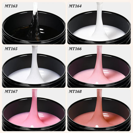 100ml Clear White Pink Extension Nail Gel UV LED Cured Builder Nail Gel Acrylic French Nail Art Semi Permanent UV Gel Varnish