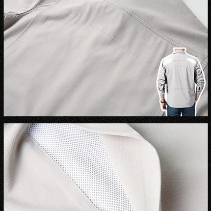 Men's Casual Shirt High Elastic Slim Fit Solid Color Spring Business Fashion Versatile Workwear Cross-Border Pure Color