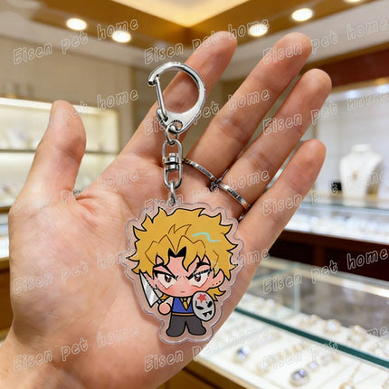 Cartoon Anime Chibi Keychain Accessories Bag Charms Keyrings Jewelry Fans Freinds Game Lovers Gifts
