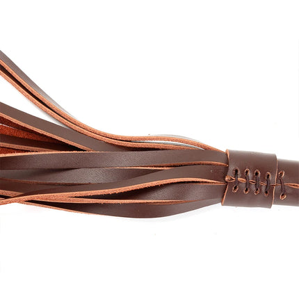 Erotic Leather Flogger BDSM Butt Whipping Adult Sex Games Flirting Crop Outdoor Training KnightHorse Whips Party Supplies