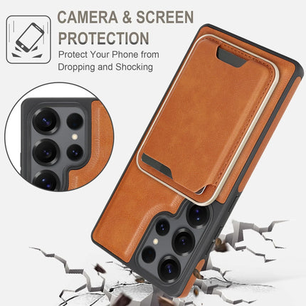 Luxury Business High Quality Magnetic Phone Case For Samsung Galaxy S25 S24 Plus S23 S22 Ultra Wallet Cover For Magsafe
