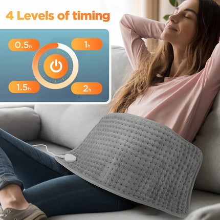 30x60cm Electric Blanket 9/10 Levels Hot Compress Pad for Legs Back Hands Warmer Adjustment Temperature Fast Heating Thermal Mat