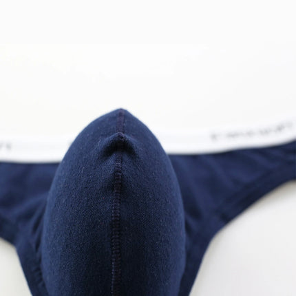 Fancave Men's Sexy Thong Underwear, Fashionable Bikini, Breathable U-Convex One-Line Briefs