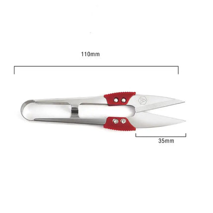 U Shape Clippers Sewing Scissors Trimming Nippers Yarn Stainless Steel Embroidery Craft Practical Tailor Scissors Shears