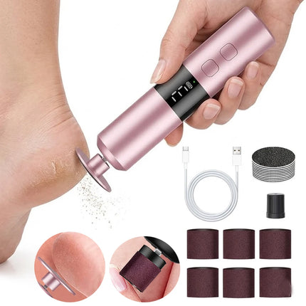 Electric Foot Callu Remover Professional Callus Remover for Feet Rechargeable Foot Grinder for Foot Care Heel Dead Skin Remover