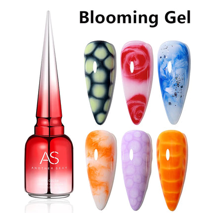 AS 15ml Solid Eggshell Gel Polish Semi Permanent Gel Nail Polish Lamp Varnish Soak Off UV Gel Nail Art Manicure Top Coat