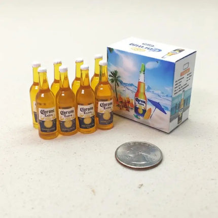1Set 1:12 Dollhouse Miniature Corona Beer Case Model DIY Kid Toy Accessories Simulation Life Scene