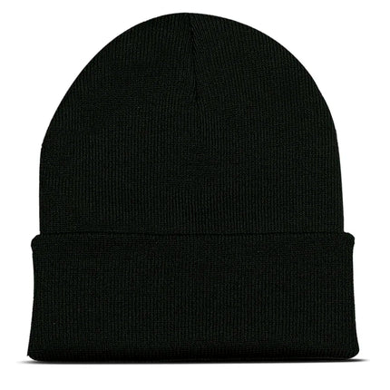 Personalized Custom Beanies Hats with Embroidery Text Logo for Men Women Warm Winter Knitted Cuff Beanie Cap Dropshipping