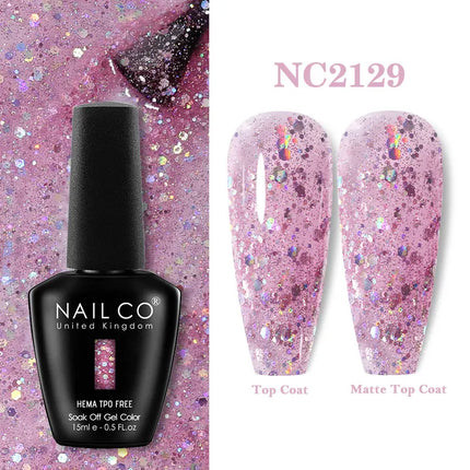 NAILCO 15ml Red Color Series Gel Varnish Coffee Gel Nail Polish Maximalism Reddish Gellak Design Brown Lacquer Nail Art Manicure