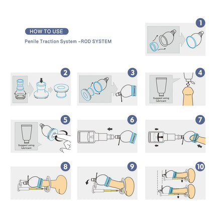 New Penis Enlargement Device Cock Master Extender Penis Enlargement Stretch Clamp Vacuum Cup Men Penis Growth Traction Device