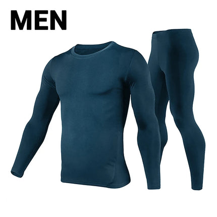 HEROBIKER Men's Fleece Lined Thermal Underwear Set Motorcycle Skiing Base Layer Winter Warm Long Johns Shirts & Tops Bottom Suit
