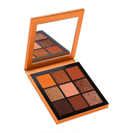 Huda Beauty 9 Color Palette Diamond Amethyst Ruby Red Gold Eye Shadow Pallete Matte Shimmer Eyeshadow Palette Glitter Makeup